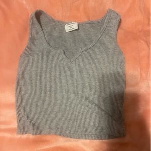 gray crop top from rue21 ‘the cozy collection’